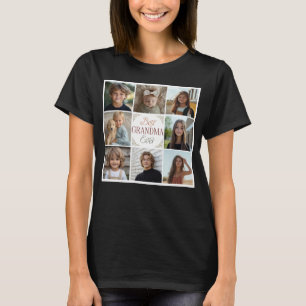 8 Foto Collage Beste Oma je T - Shirt