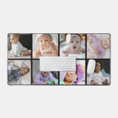 8 Foto Collage Custom Gift Schreibtischunterlage (Tastatur & Maus)
