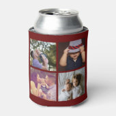 8 Foto Collage DIY Fun Personalisiert Dose Cooler Dosenkühler (Kanne Vorderseite)