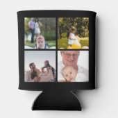 8 Foto Collage DIY Spaß Personalisiert Dosenkühler (Rückseite)