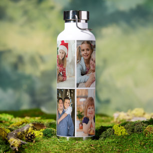 8 Foto-Collage Einfach Elegante Bilder Trinkflasche
