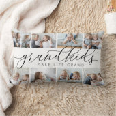 8 Foto Collage Grandkids machen Leben groß Lendenkissen (Blanket)