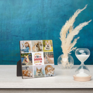 8 Foto Collage Ich glaube an Santa Paw Name & Datu Fotoplatte