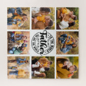 8 Foto Collage Jeden Anlaß World's Best Vater Puzzle (Horizontal)