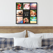 8 Foto Collage Personalisiert Worlds Beste Mama Leinwanddruck (Insitu (Schlafzimmer))
