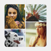 8 Foto Doppelseitiges Metall - abgerundete Ornamen Ornament Aus Metall (Rückseite)