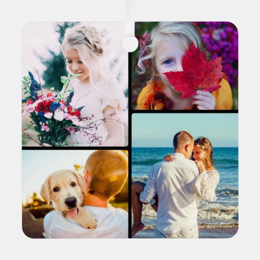 8 Foto Doppelseitiges Metall - abgerundete Ornamen Ornament Aus Metall (Vorderseite)