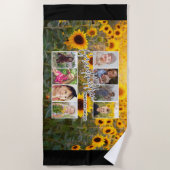 8 Foto "Großeltern machen das Leben groß" Strandtuch (Vorderseite)