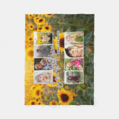 8 Foto "Großkinder machen das Leben groß" Fleecedecke (Vorderseite)