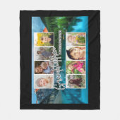 8 Foto "Großkinder machen das Leben groß" Fleecedecke (Vorderseite)