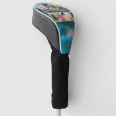 8 Foto "Großkinder machen das Leben groß" Golf Headcover (angewinkelt)