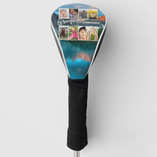 8 Foto "Großkinder machen das Leben groß" Golf Headcover (Vorderseite)