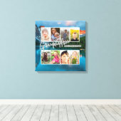 8 Foto "Großkinder machen das Leben groß" Leinwanddruck (Insitu (Holzboden))