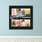 8 Foto "Großkinder machen das Leben groß" Leinwanddruck (Insitu (Holzboden))