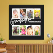 8 Foto "Großkinder machen das Leben groß" Leinwanddruck (Insitu (Wohnzimmer))