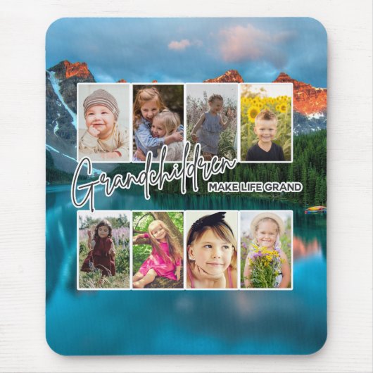 8 Foto "Großkinder machen das Leben groß" Mousepad (Vorne)