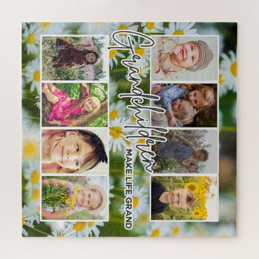 8 Foto "Großkinder machen das Leben groß" Puzzle (Horizontal)