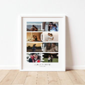 8 Foto Liebe Collage Poster