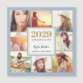 8-Foto-Magnetkarten für den Abschluss Magnetkarte (Vorderseite)