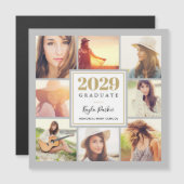 8-Foto-Magnetkarten für den Abschluss Magnetkarte (Vorne/Hinten)