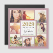 8-Foto-Magnetkarten für den Abschluss Magnetkarte (Vorne/Hinten)