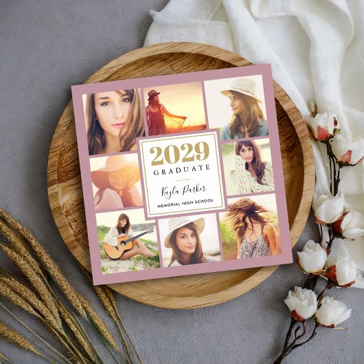 8-Foto-Magnetkarten für den Abschluss Magnetkarte