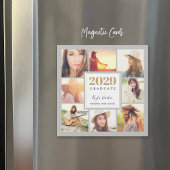 8-Foto-Magnetkarten für den Abschluss Magnetkarte