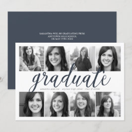 8 Foto Moderner Abschluss Einladung