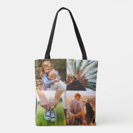 8-Foto-Papiertüte mit doppelseitiger Kante Tasche (Rückseite)