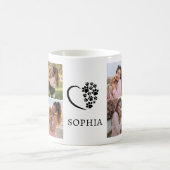 8 Foto Personalisierter Name Hund Kaffeetasse (Mittel)