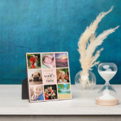 8 Foto Rosa Welten Beste Mama Personalisiert Fotoplatte (InSitu)