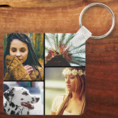 8 Foto Schlüsselanhänger aus doppelseitigem Metall (Rückseite)