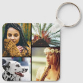 8 Foto Schlüsselanhänger aus doppelseitigem Metall (Rückseite)