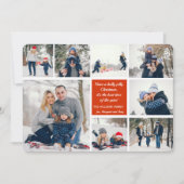 8 Foto Weihnachtskarte Einladung (Vorderseite)