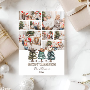 8 Foto Western Howdy Weihnachten