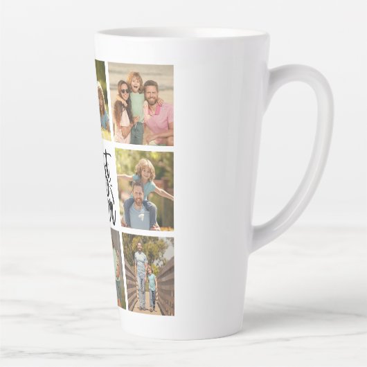 8 FotoCollage Bester Vater je Milchtasse (Rechts)