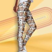 8 FotoCollage - Modernes, minimales Gitter mit Tex Leggings