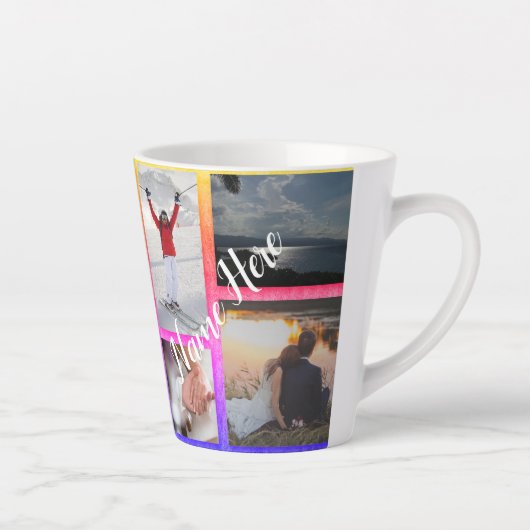 8 FotoCollage Personalisiert kleine Tasse (Rechts)