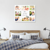 8 FotoCollage Unsere süße Familie Leinwanddruck (Insitu (Schlafzimmer))