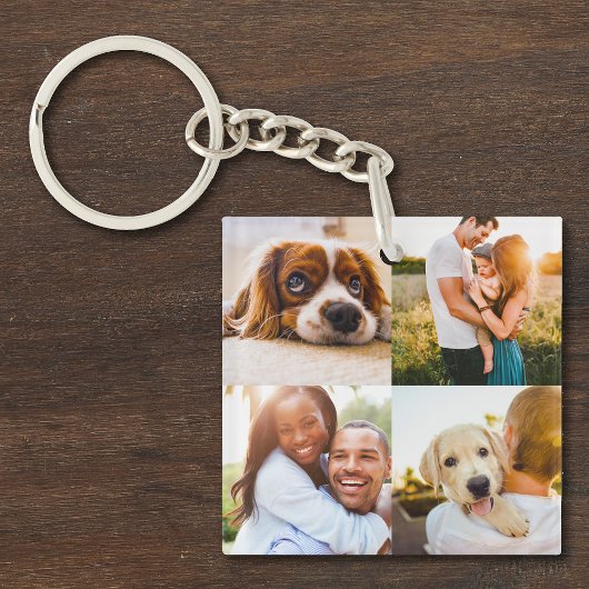 8 Fotomaterial Doppelsiegreicher Acryllic-Schlüsse Schlüsselanhänger