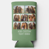 8 Fotomaterial - Moderne Minimal Green Selters Dosenkühler (Vorderseite)