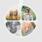 8 Fotovorlage Doppelseitige Acrylschmuck Ornament (Vorderseite)