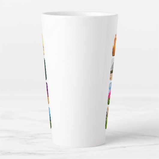 8 Fotovorlage Doppelseitige Größe Milchtasse (Vorderseite)