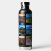 8 Fotovorlage personalisieren Textvakuum versiegel Trinkflasche (Rechts)