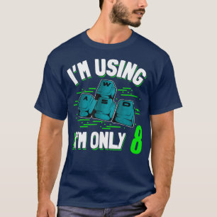 8. Geburtstag 8 Jahre alter PC-Spieler WASD Gaming T-Shirt