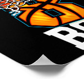 8. Geburtstag Basketball 8 Jahre Altes Kind Gesche Poster (Ecke)