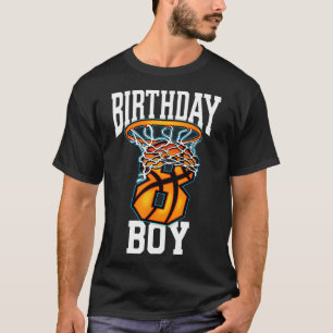 8. Geburtstag Basketball 8 Jahre Altes Kind Gesche T-Shirt