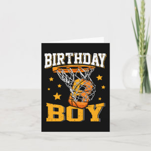 8. Geburtstag Basketball Boy 8 Jahre alter Basketb Karte