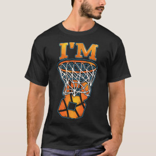 8. Geburtstag Basketball Player I m 8 Boys Girls B T-Shirt