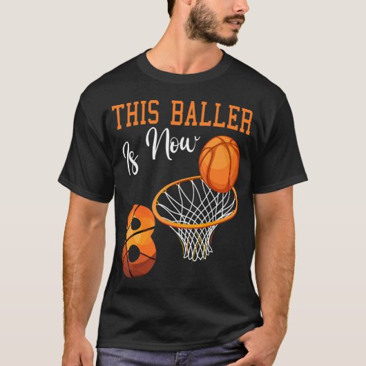 8. Geburtstag des Basketballs T-Shirt (Vorderseite)